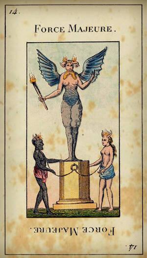 tirage tarot etteilla Carte 14 : Force Maléfique