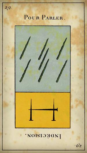 tirage tarot etteilla Carte 29 : Sept de Bâton