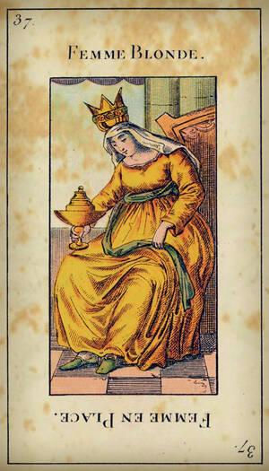 tirage tarot etteilla Carte 37 : La Papesse