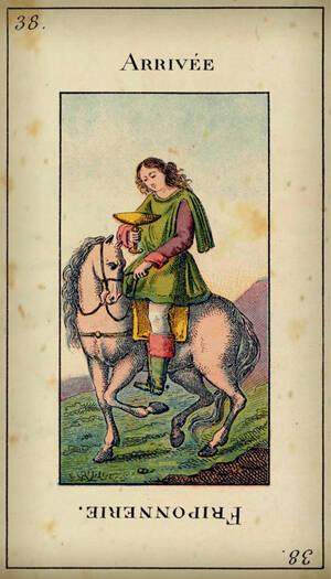 tirage tarot etteilla Carte 38 : Le Chevalier Romain