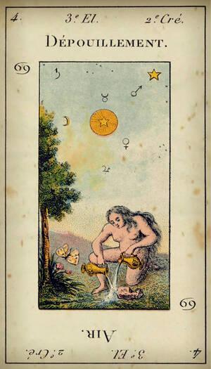 tarot etteilla carte 4 dépouillement air cancer
