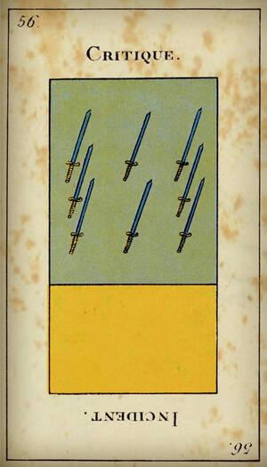 tirage tarot etteilla Carte 56 : Huit d&rsquo;Épée