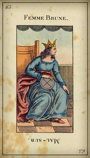 tirage tarot etteilla Carte 65 : La Reine de Saba