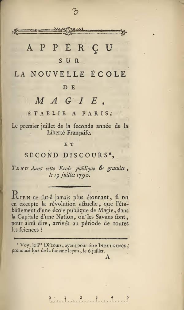 Manière de se récréer avec le jeu de cartes nommées Tarots, second cahier 1785