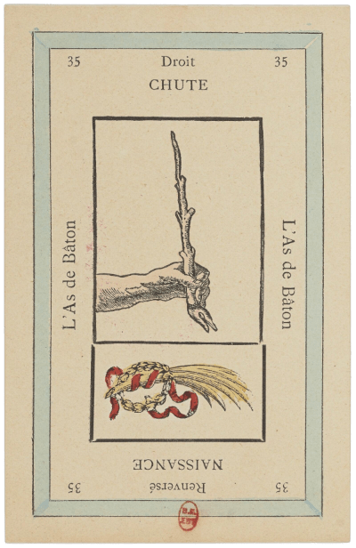 etteilla carte as baton ancien etteilla carte as baton ancien