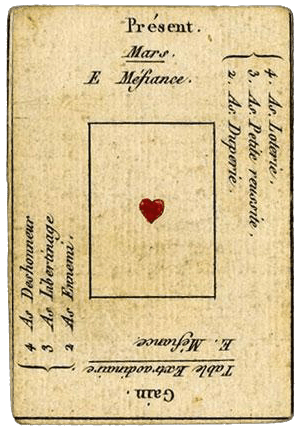 tirage tarot etteilla Petit Étteilla : As de Cœur