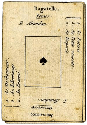 tirage tarot etteilla Petit Étteilla : As de Pique