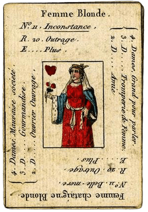 tirage tarot etteilla Petit Étteilla : Dame de Cœur