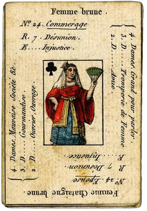 tirage tarot etteilla Petit Étteilla : Dame de Trèfle