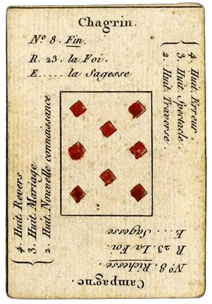 tirage tarot etteilla Petit Étteilla : Huit de Carreau