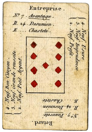 tirage tarot etteilla Petit Étteilla : Neuf de Carreau