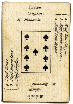 tirage tarot etteilla Petit Étteilla : Neuf de Pique