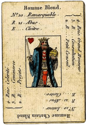 tirage tarot etteilla Petit Étteilla : Roi de Cœur