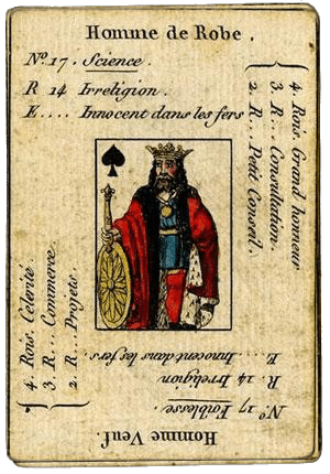petit etteilla roi pique homme robe veuf petit etteilla roi pique homme robe veuf