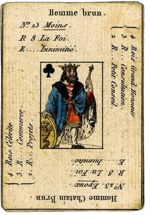 tirage tarot etteilla Petit Étteilla : Roi de Trèfle